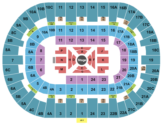 Pechanga Arena Nate Bargatze Seating Chart